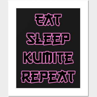 Eat Sleep Kumite Posters and Art